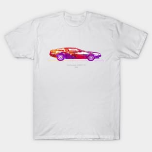 DeLorean DMC-12 1981 - Colorful T-Shirt